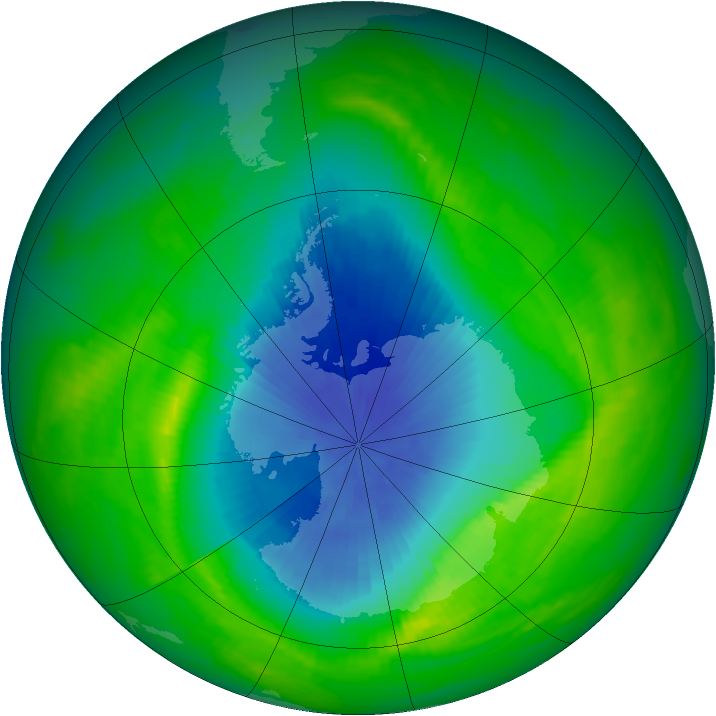 Ozone Map 1982-10-30